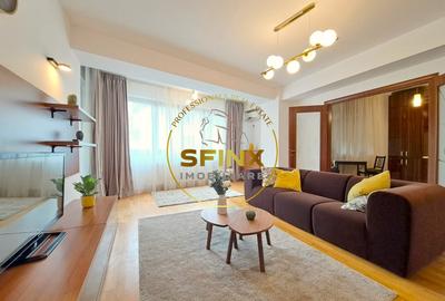 Apartament cu 3 camere semidecomandat, mobilat în Băneasa