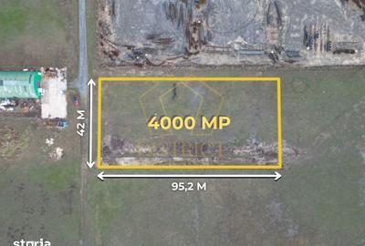 Teren de 4000 mp, în Central