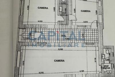 Fara comision! spatiu comercial 117mp, 3 incaperi, 2 bai, zona cenatrala - 4