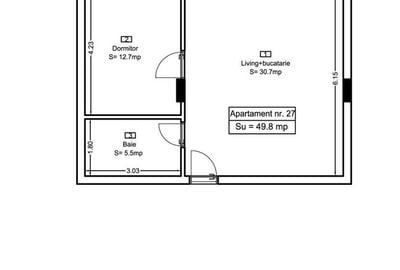 Ap 27 Teilor Residence - 2 camere FINISAT - 3