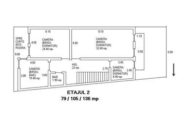 Duplex cu 9 camere cu Canalizare în Dorobanți - 29