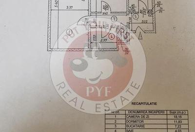 Petre Ispirescu | Ap 2camere | 54mp | decomandat | B8987 - 9
