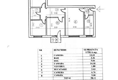 Apartament cu 4 camere semidecomandat în Ferentari - 12