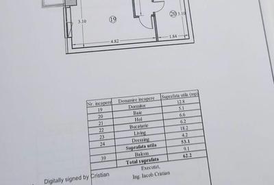 Apartament cu 2 camere decomandat în Frumoasa
