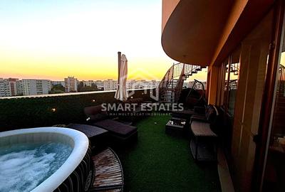 Penthouse cu 3 camere semidecomandat, mobilat în Berceni