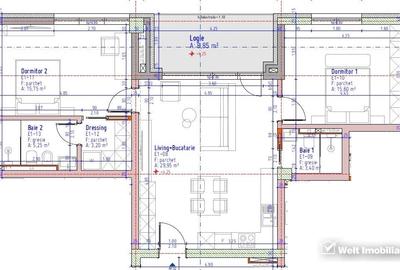 PRET PROMOTIONAL ! Apartament 3 camere, imobil nou, zona semicentrala ! - 2