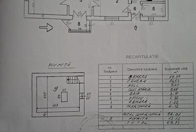 Casă cu 3 camere în Vatra Luminoasă - 8