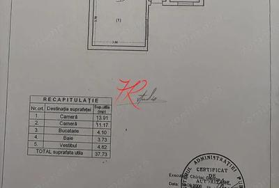Casă cu 2 camere cu Teren 60 Mp în Bucureștii Noi