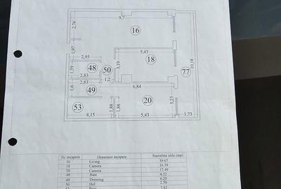 Apartament cu 3 camere decomandat în Central - 2