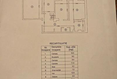 Apartament de vanzare, 3 camere, zona Gara- Rapa Galbena, Iasi Apartament de vanzare, 3 camere, zona Gara- Rapa Galbena, Iasi - 8