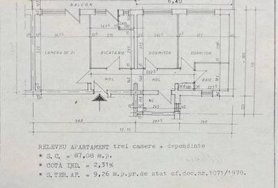 Apartament cu 3 camere decomandat în Republicii - 2