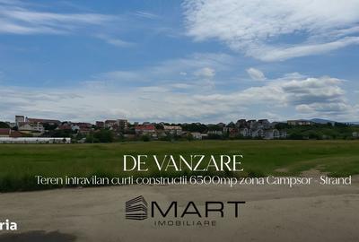 Teren de 6500 mp, în Ștrand