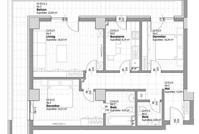 Apartament cu 3 camere, Tatarasi, bloc nou, la bulevard - 2