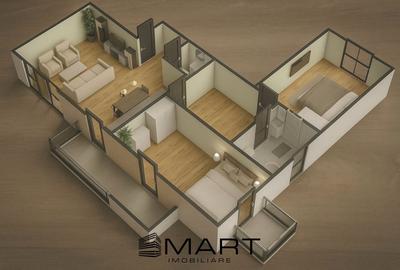 Apartament nou cu 3 camere decomandate zona Calea Surii Mici - 2