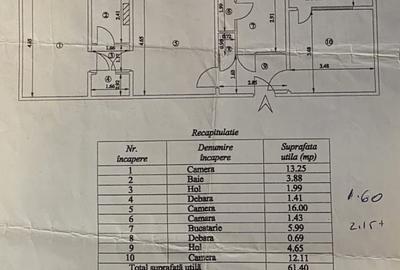 Apartament cu 3 camere semidecomandat în Tătărași - 12