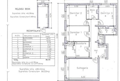 Apartament cu 4 camere în Republicii