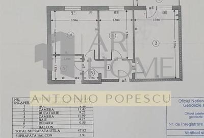 Apartament cu 2 camere decomandat în Vest - 17