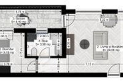 N.Grigorescu 2 camere semidecomandat 46 mp MUTARE RAPIDA - 2