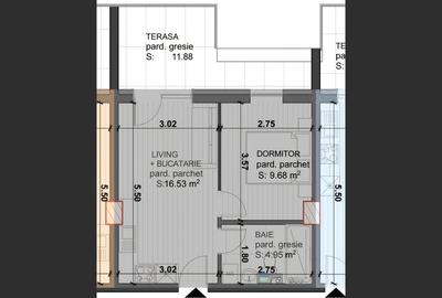 Aartament 2 camere, bloc nou cu lift, 48.78mp, Comision 0 Aartament 2 camere, bloc nou cu lift, 48.78mp, Comision 0 - 3