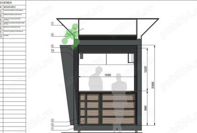 Container modular comercial - cafea, food, bar - 4