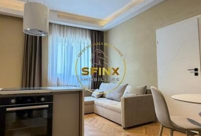 Apartament cu 2 camere semidecomandat, mobilat în Dorobanți