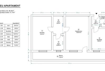 Apartament cu 2 camere semidecomandat în Vest - 3