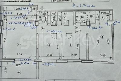 Apartament cu 4 camere | 16mp terasa - 13