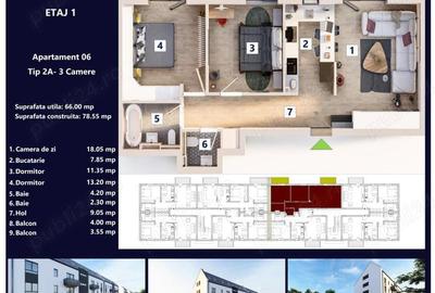 Apartament cu 2 camere în Râșnov - 8