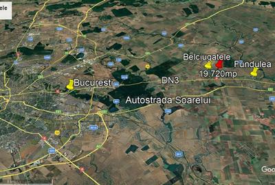 Teren rezidential | industrial 19.720mp Belciugatele Calarasi - 2