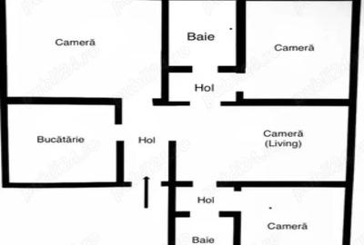 Apartament 4 camere decomandat etaj 3 Soarelui langa Uranus Plaza amenajat centrala - 2