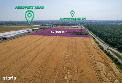 Teren de 57100 mp, în Pârneava