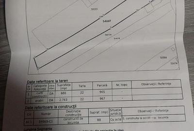 Teren de 3500 mp, în Brădăcești - 2