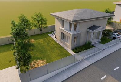 Casă individuală cu 4 camere cu Canalizare în Dezmir