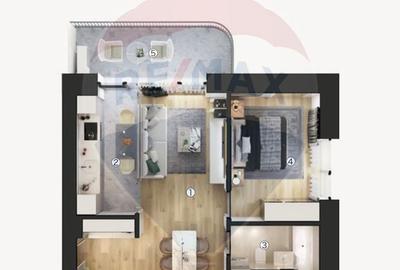 Apartament cu 2 camere decomandat în Theodor Pallady - 2