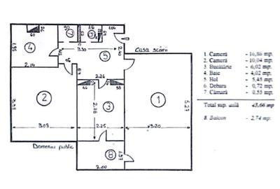 Apartament cu 2 camere decomandat în Micro 20 - 10