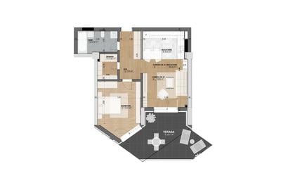 Apartament cu 2 camere decomandat în Șelimbăr - 8
