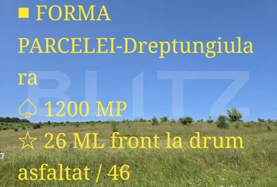 Teren de 1200 mp, în Sălicea