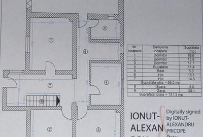 Casă cu 7 camere cu Teren 1000 Mp în Jilava
