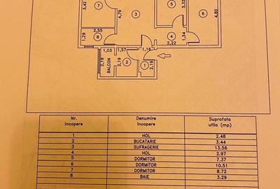 Apartament cu 4 camere semidecomandat, mobilat în Apollo - 3