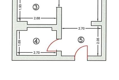 Apartament cu 2 camere, mobilat în Est - 1