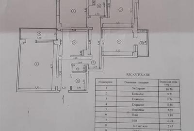 Apartament cu 4 camere decomandat în Plantelor