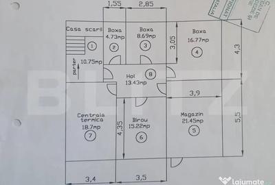 Casă cu 7 camere cu Teren 600 Mp în Central
