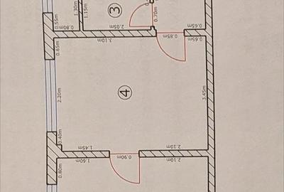 Apartament cu 2 camere nedecomandat în Astra
