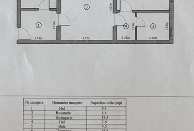 Apartament cu 2 camere semidecomandat, mobilat în Tomis Mall - 13