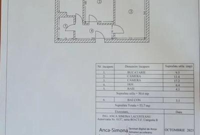 Apartament cu 2 camere decomandat în Anda