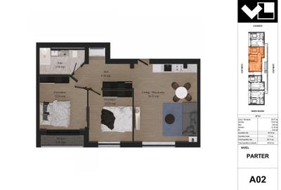 Apartament cu 2 camere decomandat în Central