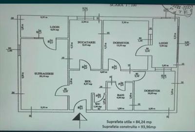 Apartament cu 3 camere decomandat în Central