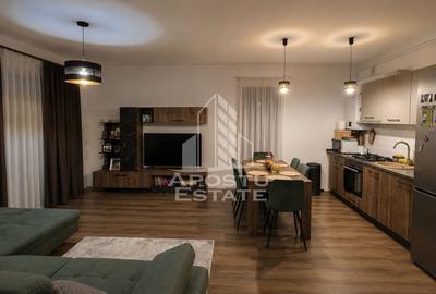Apartament cu 2 camere semidecomandat, mobilat în Giroc