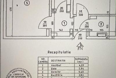 Apartament cu 2 camere în Central