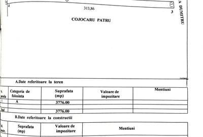 Teren de 3776 mp, în Central